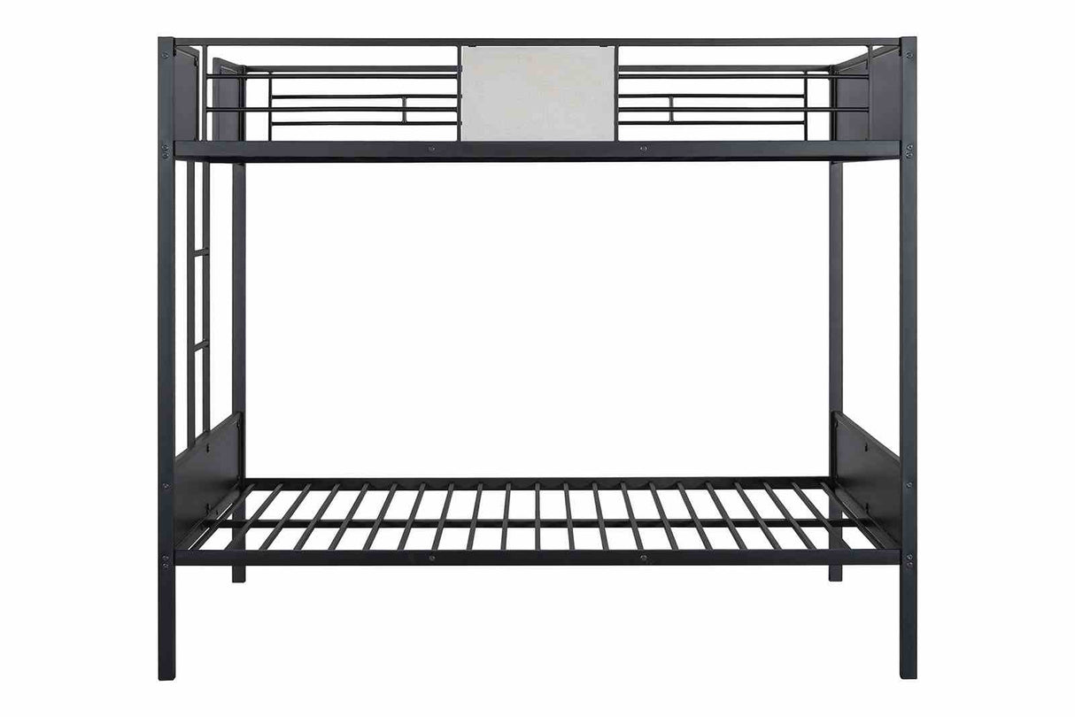 Molton Black Full/Full Metal Bunkbed from Furniture of America - Luna Furniture