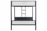 Molton Black Full/Full Metal Bunkbed from Furniture of America - Luna Furniture