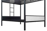 Molton Black Full/Full Metal Bunkbed from Furniture of America - Luna Furniture