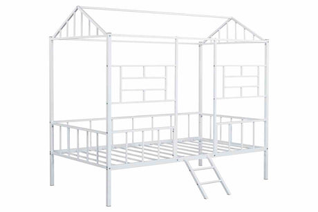 Rhonda White Twin Loft Bed from Furniture of America - Luna Furniture