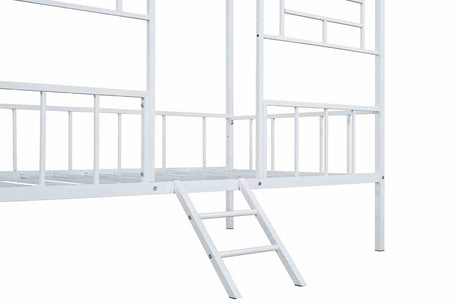 Rhonda White Twin Loft Bed from Furniture of America - Luna Furniture