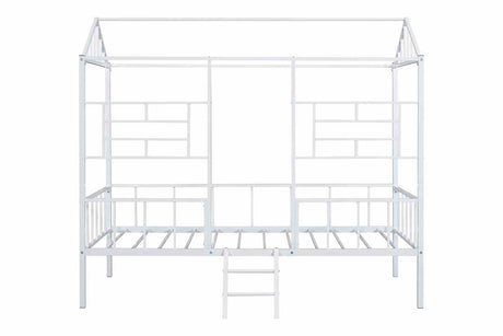 Rhonda White Twin Loft Bed from Furniture of America - Luna Furniture