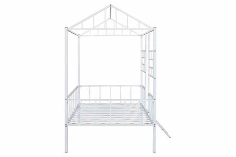 Rhonda White Twin Loft Bed from Furniture of America - Luna Furniture
