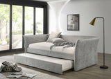 Yuri Gray Daybed w/ Trundle from Furniture of America - Luna Furniture