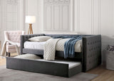 Susanna Gray Daybed w/ Trundle from Furniture of America - Luna Furniture