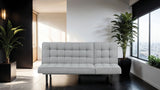 Naperville Light Gray Futon Sofa Bed from Furniture of America - Luna Furniture