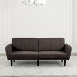 Aristide Brown Futon Sofa from Furniture of America - Luna Furniture