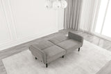Aristide Gray Futon Sofa from Furniture of America - Luna Furniture