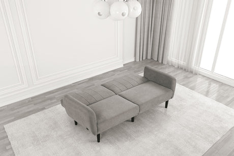 Aristide Gray Futon Sofa from Furniture of America - Luna Furniture