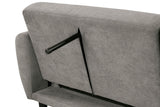 Aristide Brown Futon Sofa from Furniture of America - Luna Furniture