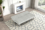 Hinwil Light Gray Futon Sofa Bed from Furniture of America - Luna Furniture