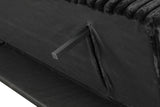 Villeneuve Black Futon Sofa Bed from Furniture of America - Luna Furniture