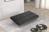 Villeneuve Charcoal Futon Sofa Bed from Furniture of America - Luna Furniture