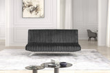 Villeneuve Charcoal Futon Sofa Bed from Furniture of America - Luna Furniture