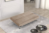 Villeneuve Taupe Futon Sofa Bed from Furniture of America - Luna Furniture