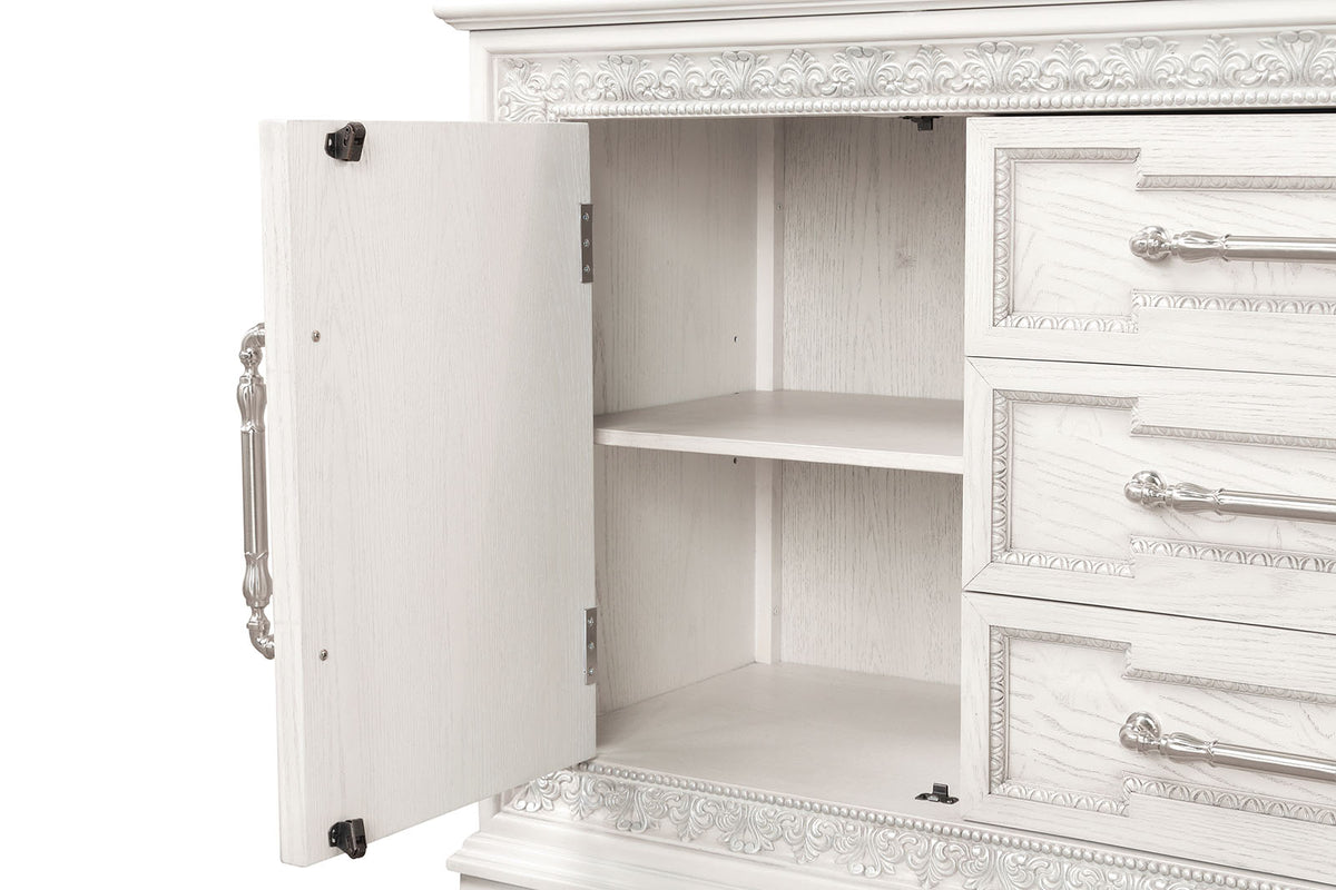Stella Mia Ivory Hutch Buffet from Furniture of America - Luna Furniture