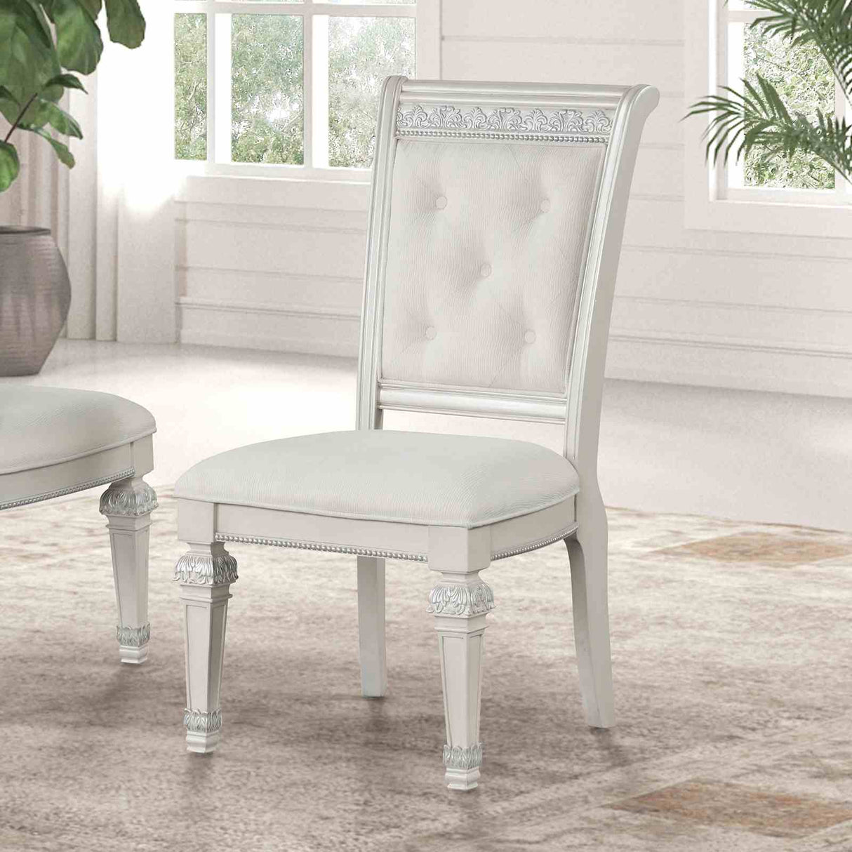 Stella Mia Ivory Traditional Dining Room Set from Furniture of America - Luna Furniture