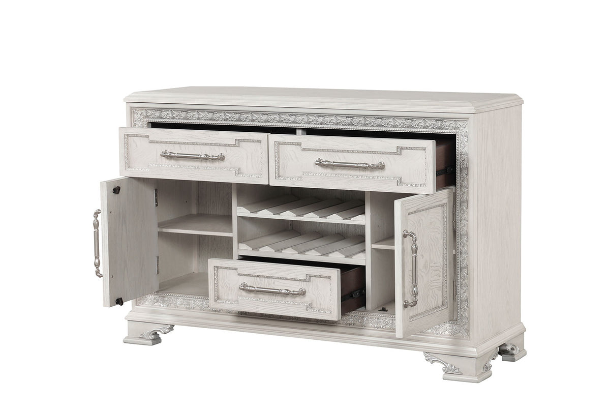 Stella Mia Ivory Sideboard from Furniture of America - Luna Furniture