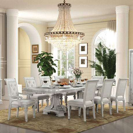 Stella Mia Ivory Traditional Dining Room Set from Furniture of America - Luna Furniture