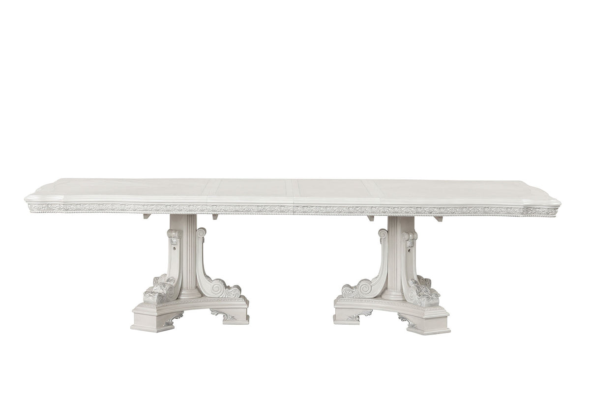 Stella Mia Ivory 7 Pc Dining Table Set from Furniture of America - Luna Furniture