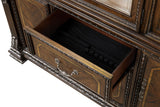 Promenade Dark Brown Hutch And Buffet from Furniture of America - Luna Furniture