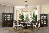 Promenade Dark Brown Traditional Dining Room Set from Furniture of America - Luna Furniture