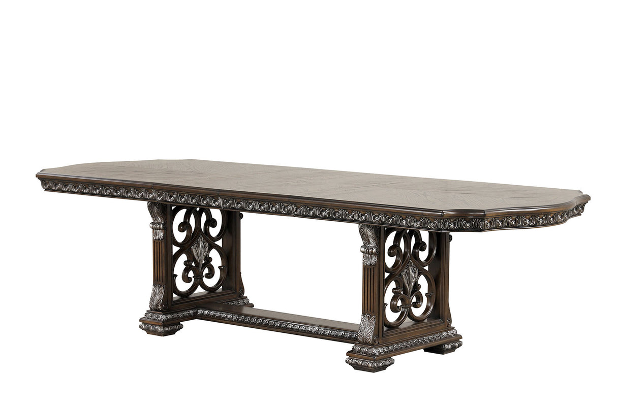 Promenade Dark Brown Traditional Dining Room Set from Furniture of America - Luna Furniture
