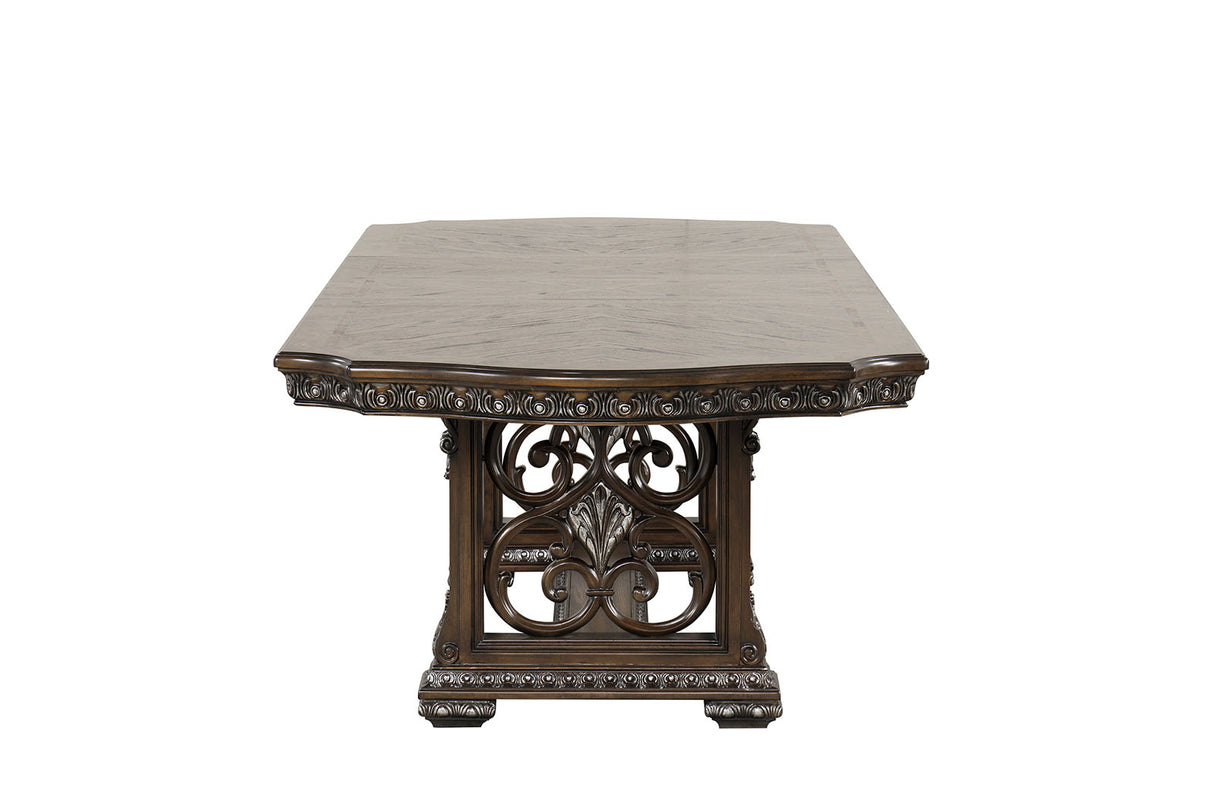 Promenade Dark Brown Traditional Dining Room Set from Furniture of America - Luna Furniture