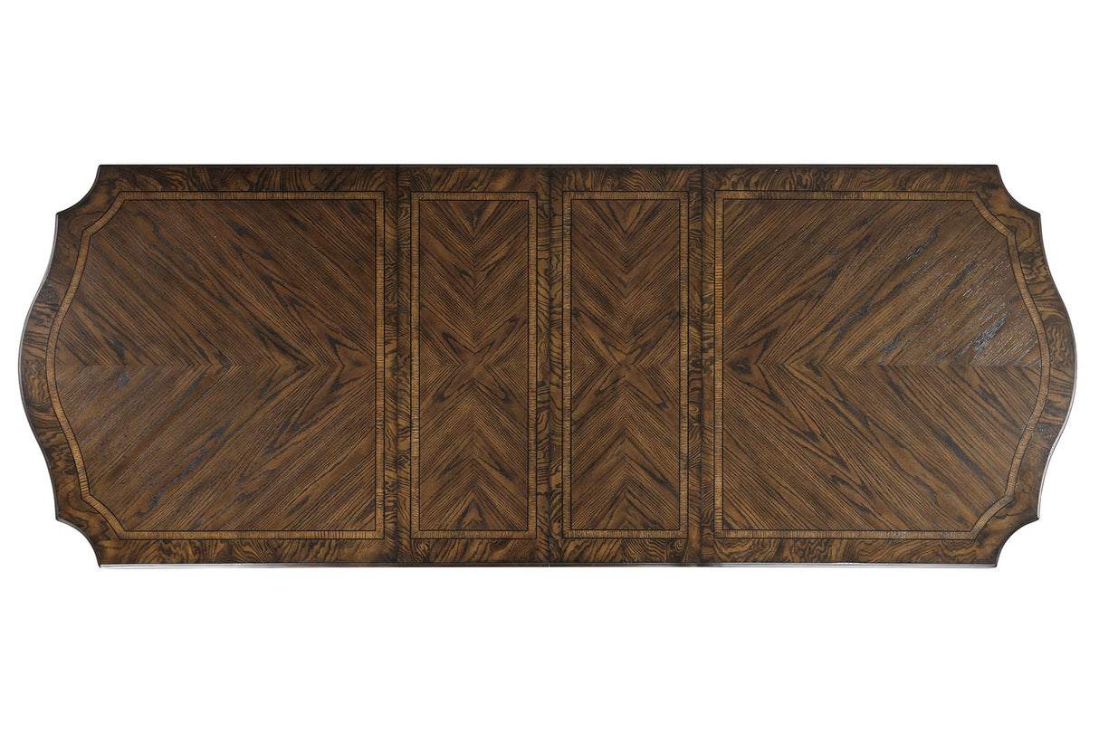 Promenade Dark Brown Traditional Dining Room Set from Furniture of America - Luna Furniture