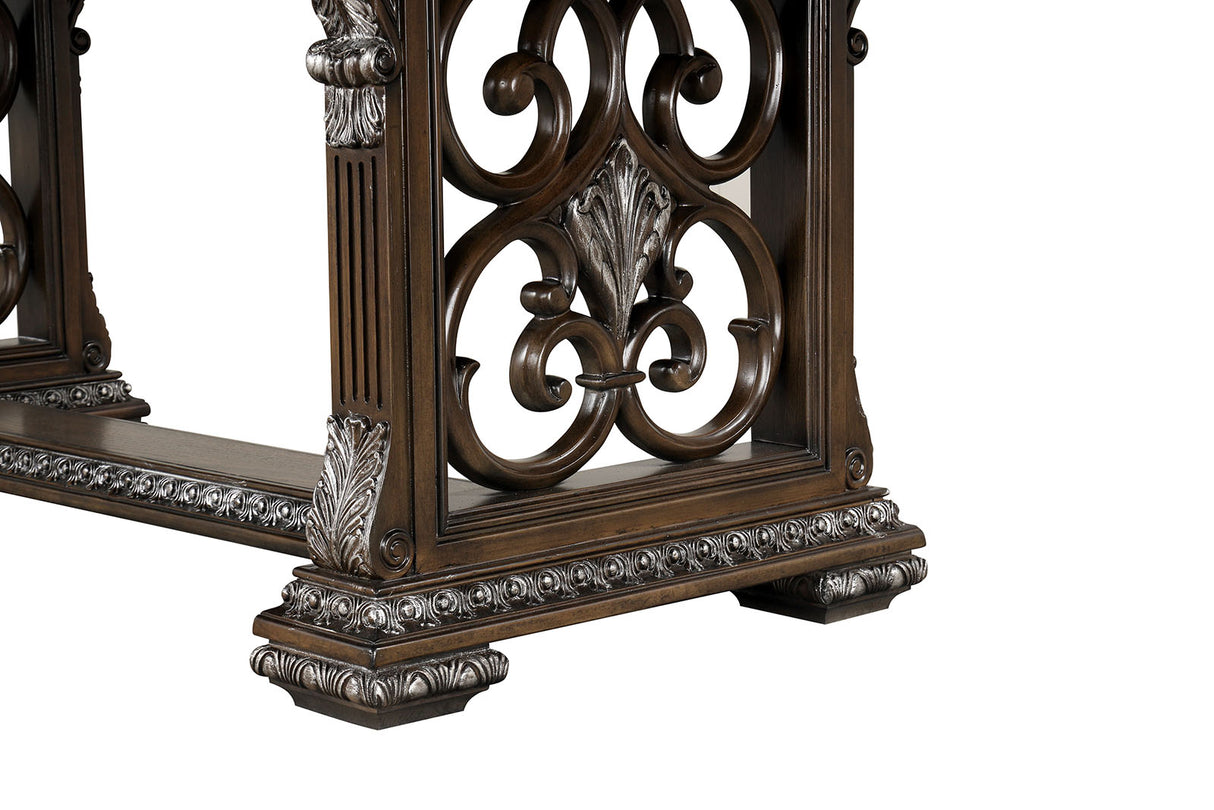Promenade Dark Brown Traditional Dining Room Set from Furniture of America - Luna Furniture
