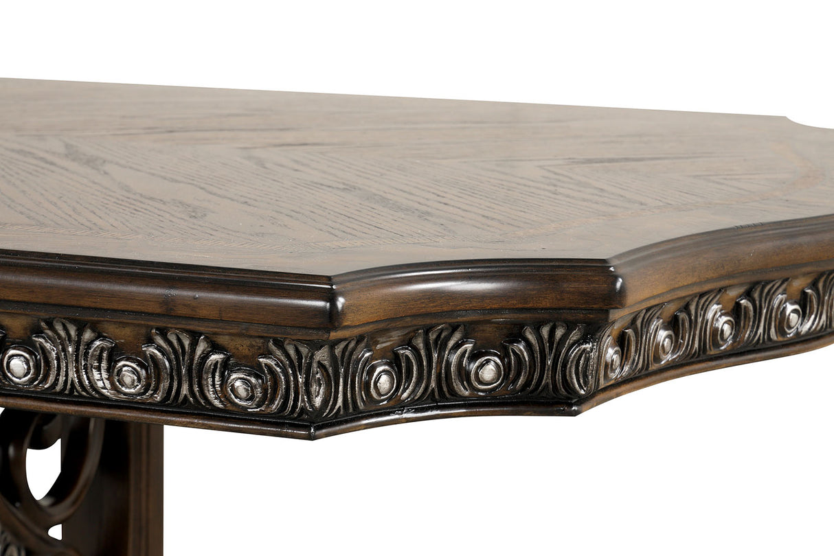 Promenade Dark Brown Traditional Dining Room Set from Furniture of America - Luna Furniture