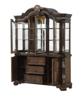 Leovanni Dark Brown Hutch And Buffet from Furniture of America - Luna Furniture
