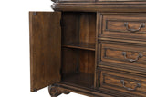 Leovanni Dark Brown Hutch And Buffet from Furniture of America - Luna Furniture