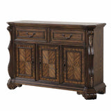 Leovanni Dark Brown Sideboard from Furniture of America - Luna Furniture