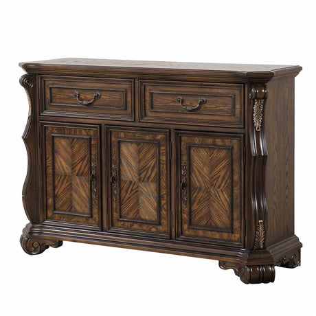 Leovanni Dark Brown Sideboard from Furniture of America - Luna Furniture