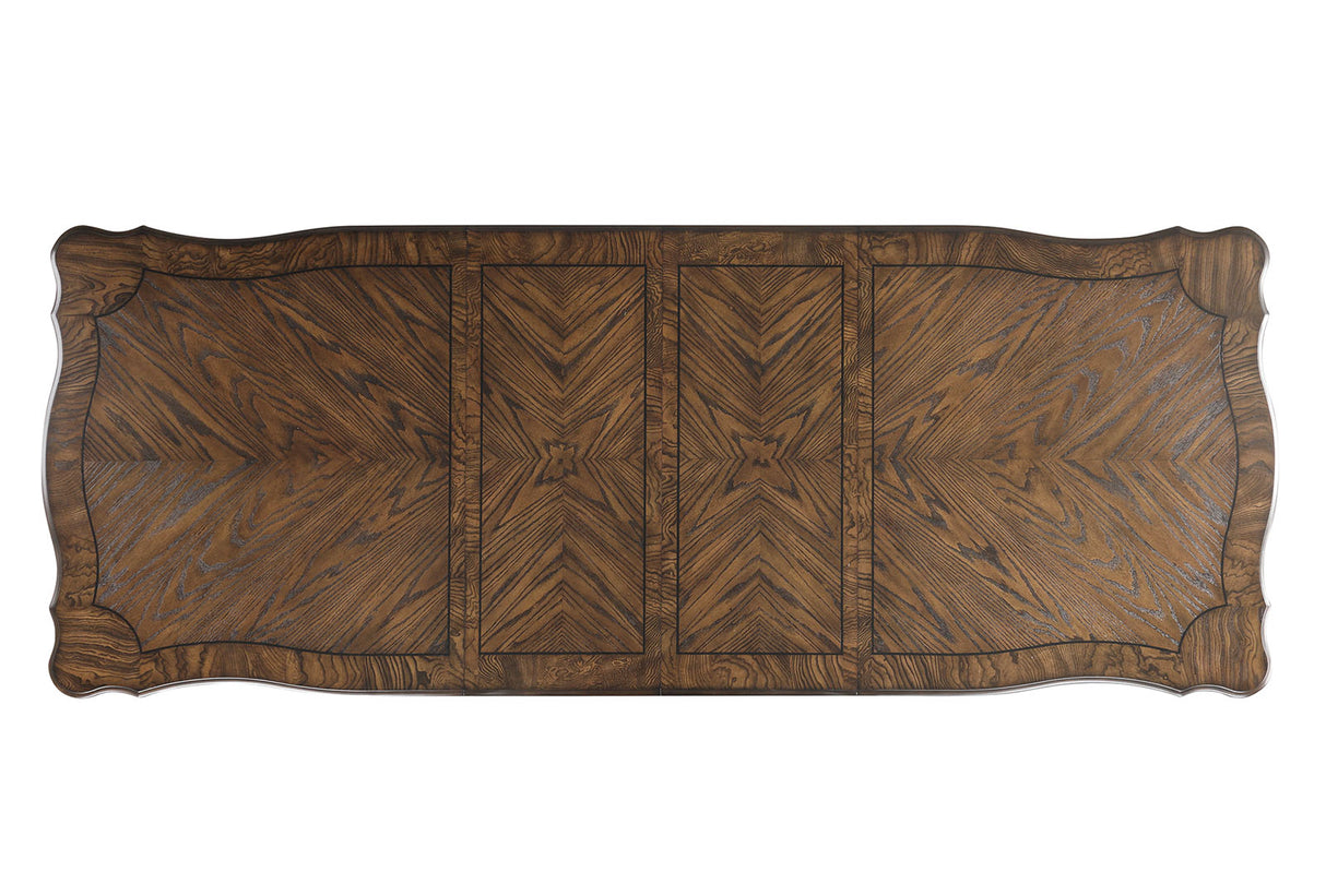 Leovanni Dark Brown Traditional Dining Room Set from Furniture of America - Luna Furniture