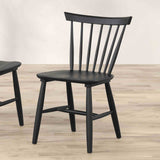 Beale Black Dining Mid-Century Dining Room Set from Furniture of America - Luna Furniture