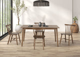 Beale Walnut Mid-Century Dining Room Set from Furniture of America - Luna Furniture