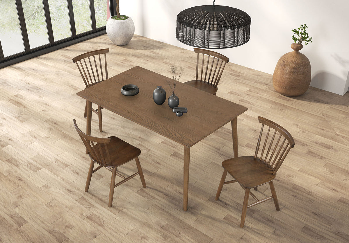 Beale Walnut 7-Piece Dining Room Set from Furniture of America - Luna Furniture