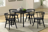 Yate Black Dining Chair from Furniture of America - Luna Furniture