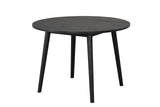Yate Black Mid-Century Round Dining Room Set from Furniture of America - Luna Furniture