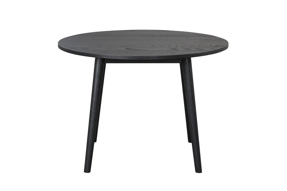 Yate Black Mid-Century Round Dining Room Set from Furniture of America - Luna Furniture