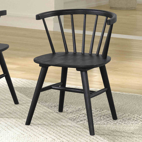 Yate Black 5-Piece Dining Room Set from Furniture of America - Luna Furniture