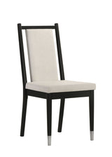 Maidstone Black/White Side Chair, Set of 2 from Furniture of America - Luna Furniture