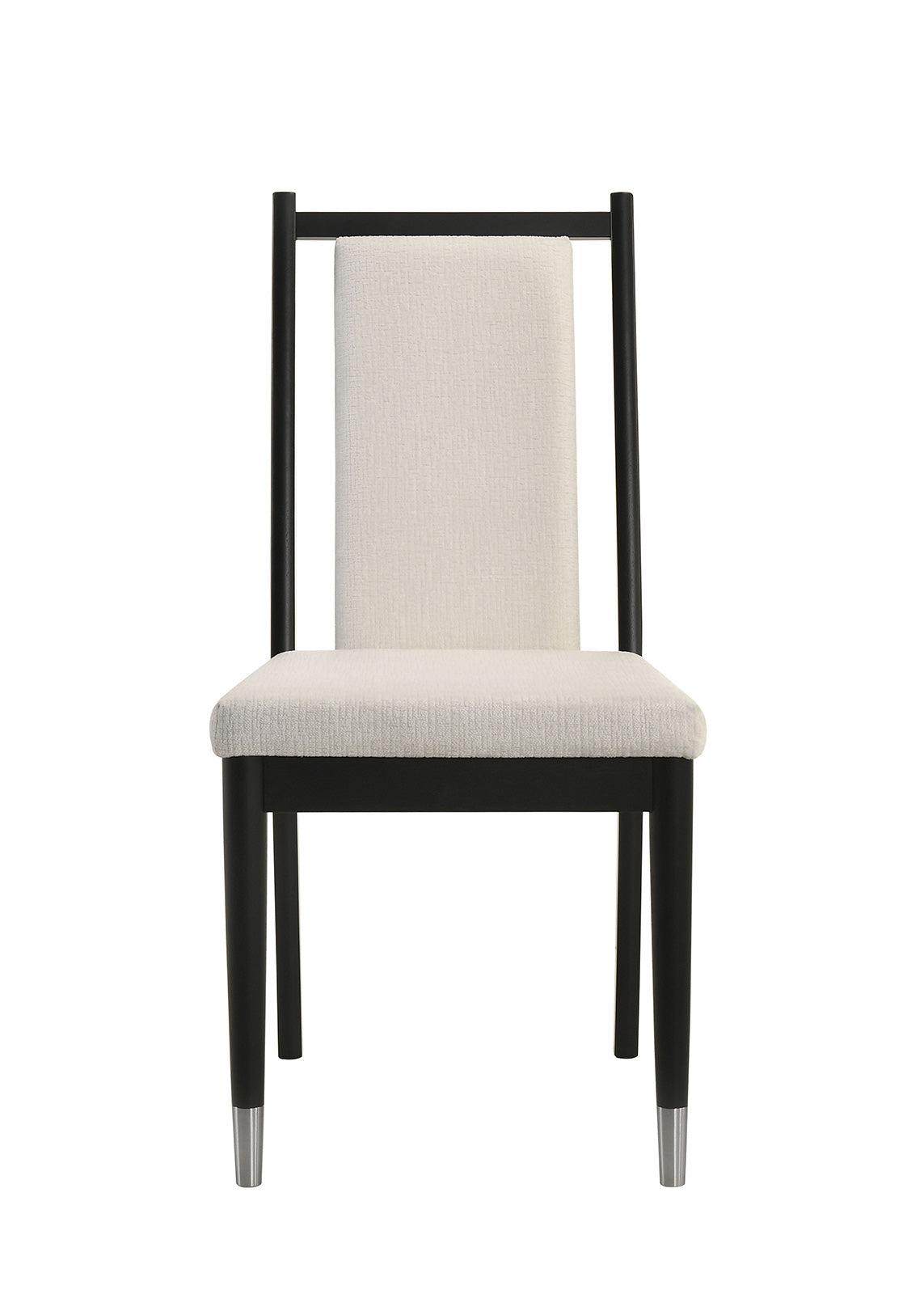 Maidstone Black/White Side Chair, Set of 2 from Furniture of America - Luna Furniture