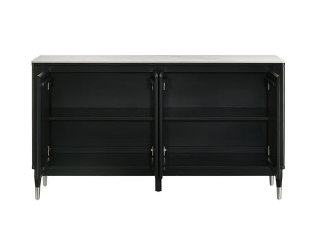 Maidstone Black/White Server from Furniture of America - Luna Furniture