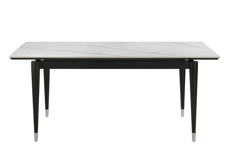 Maidstone Black/White Dining Room Set from Furniture of America - Luna Furniture