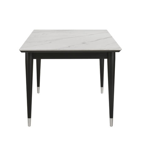 Maidstone Black/White Dining Room Set from Furniture of America - Luna Furniture
