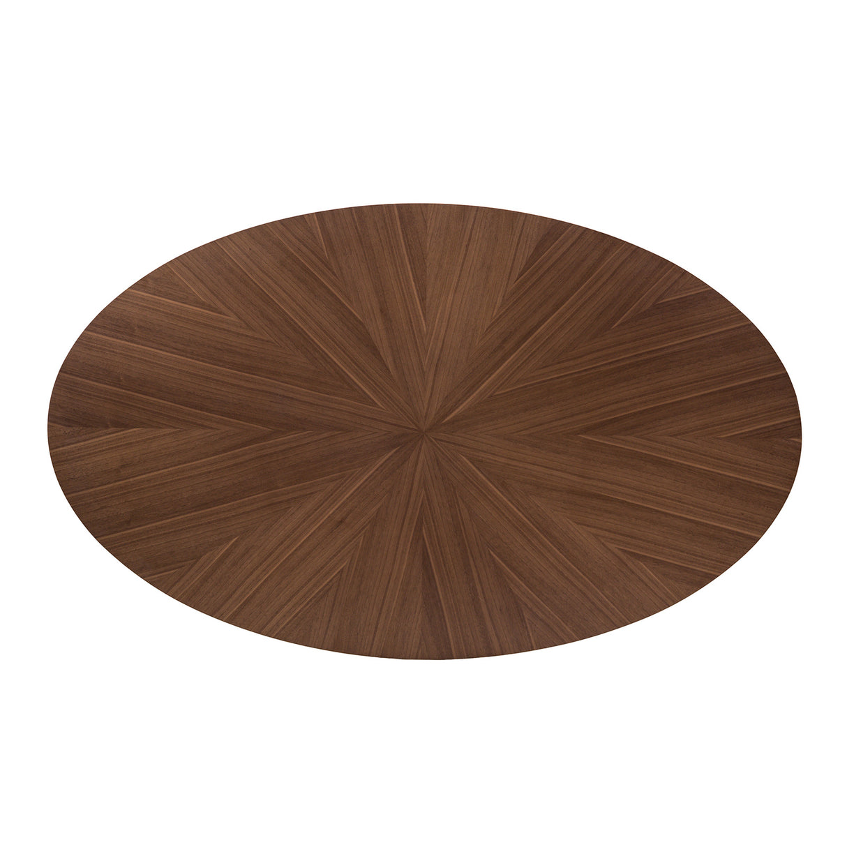 Ebikon Walnut/Beige Mid-Century Round Dining Room Set from Furniture of America - Luna Furniture