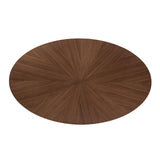 Ebikon Walnut 5 Pc Dining Table Set from Furniture of America - Luna Furniture